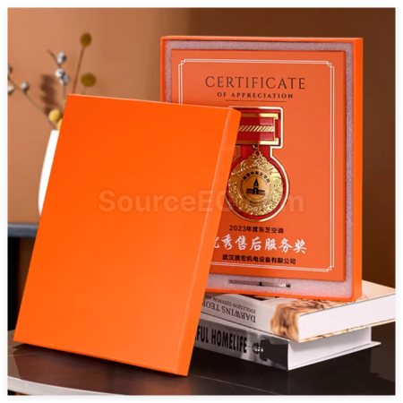 禮品訂造創意襟章皮革獎牌紀念品