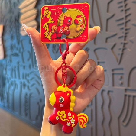 禮品訂造小馬鑰匙扣掛件紀念品