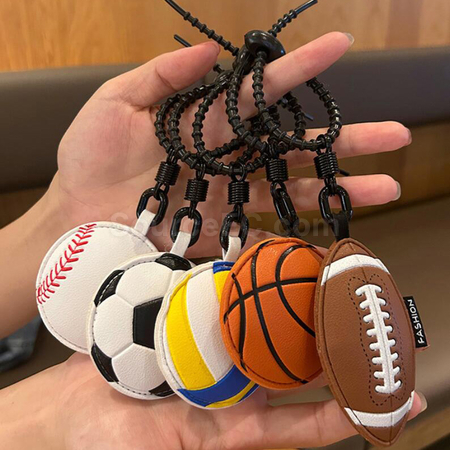禮品訂造球類鑰匙扣紀念品