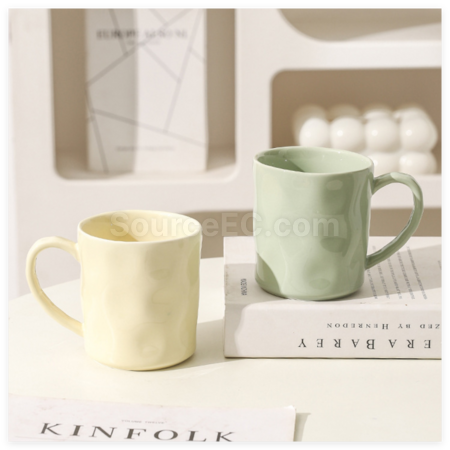 禮品訂造奶油風陶瓷杯紀念品