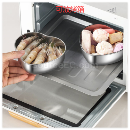 禮品訂造不鏽鋼心形飯盒紀念品