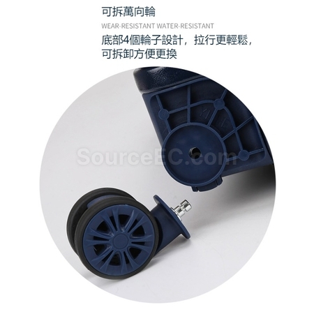 禮品訂造大容量滑輪旅行李收納袋紀念品