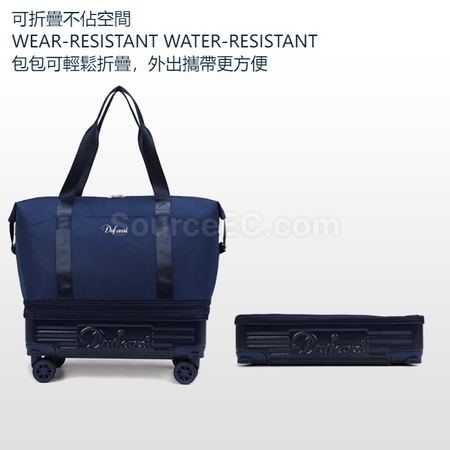 禮品訂造大容量滑輪旅行李收納袋紀念品