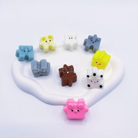 禮品訂造動物拼圖捏捏樂減壓玩具紀念品