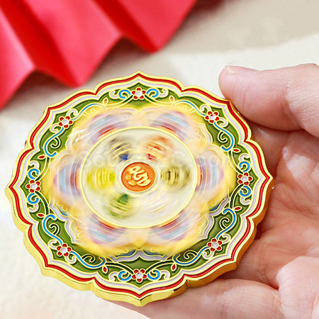 禮品訂造金屬旋轉冰箱貼紀念品