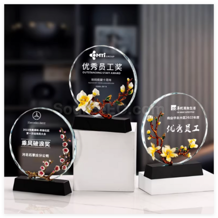 禮品訂造水晶獎座紀念品