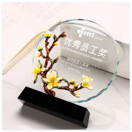 禮品訂造水晶獎座紀念品