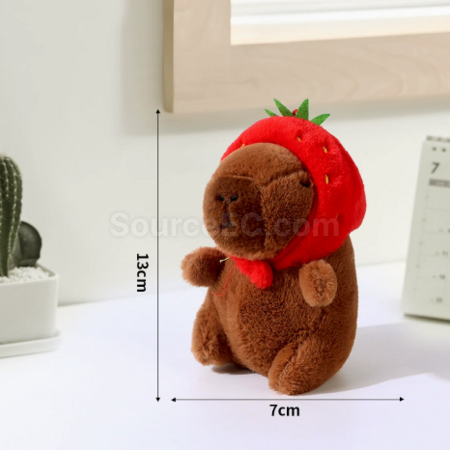 禮品訂造卡皮巴拉毛絨玩偶鑰匙扣紀念品