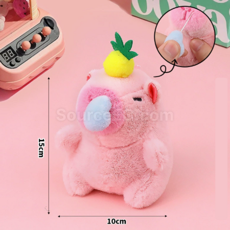 禮品訂造卡皮巴拉毛絨玩偶鑰匙扣紀念品