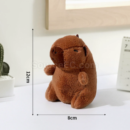 禮品訂造卡皮巴拉毛絨玩偶鑰匙扣紀念品