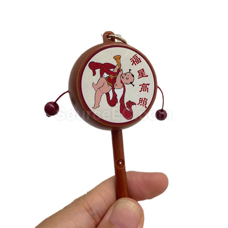 禮品訂造迷你撥浪鼓鑰匙扣紀念品