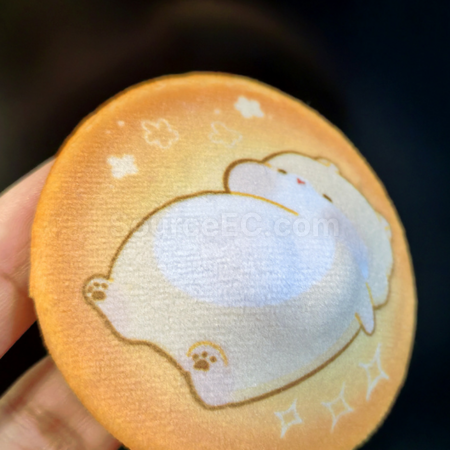 禮品訂造訂製3D立體凸凸捏捏毛絨吧唧紀念品