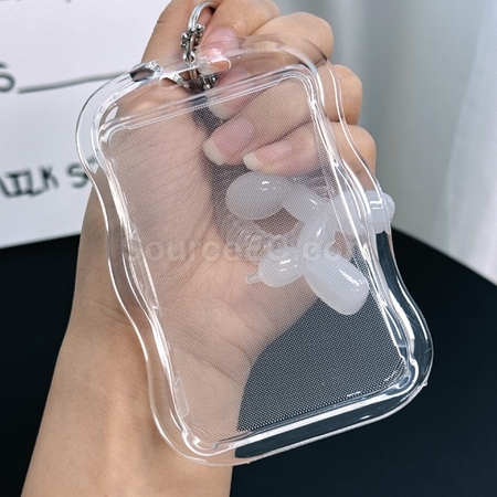 禮品訂造透明滑蓋卡套紀念品