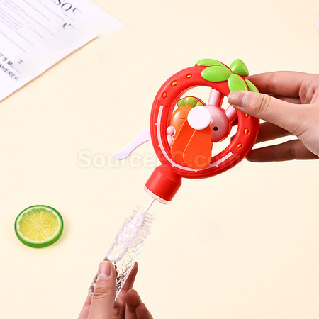 禮品訂造手壓泡泡風扇紀念品