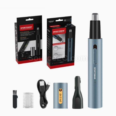 禮品訂造金屬鋁管電動鼻毛修剪器紀念品