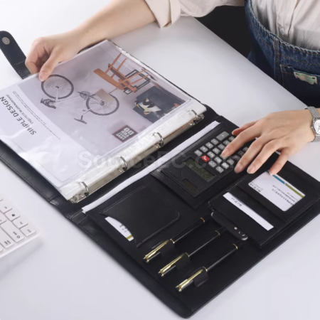 禮品訂造A4 PU文件夾紀念品
