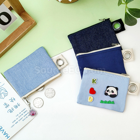 禮品訂造棉帆布零錢袋紀念品