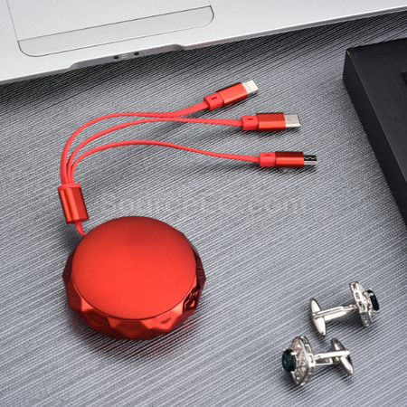 禮品訂造三合一充電線紀念品