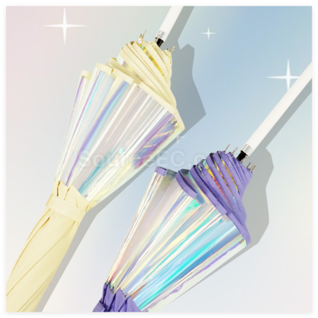 禮品訂造極光鐳射幻彩雨傘紀念品