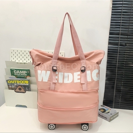 禮品訂造旅行可伸縮帶輪滑旅行袋紀念品