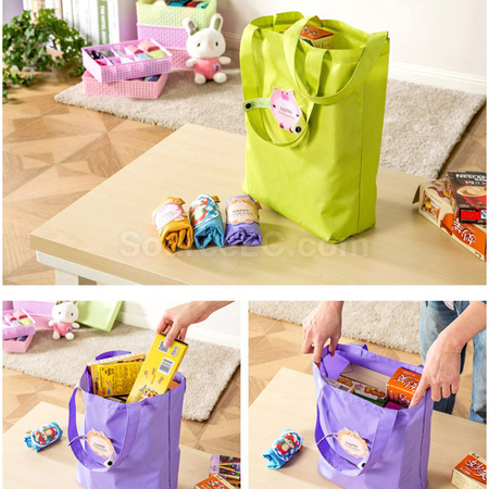 禮品訂造PU皮標折疊購物袋紀念品