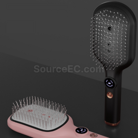 禮品訂造頭皮電動按摩梳生髮儀紅光養髮梳紀念品