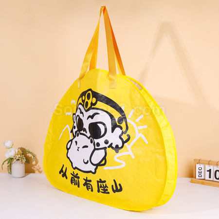 禮品訂造圓形手提編織袋可訂製紀念品