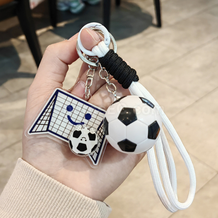 禮品訂造旋轉球類減壓鑰匙圈掛件紀念品
