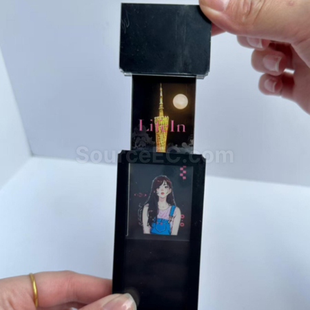 禮品訂造客製化亞克力抽拉可變色票根紀念品