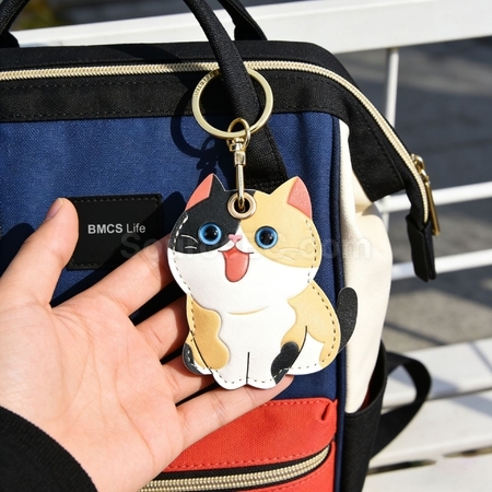 禮品訂造貓咪門禁卡套鑰匙扣掛件紀念品