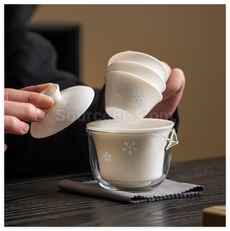 禮品訂造玲瓏旅行茶具套裝紀念品