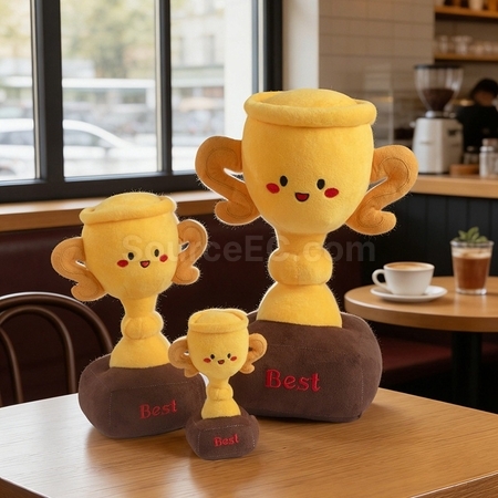 禮品訂造獎座毛絨公仔紀念品