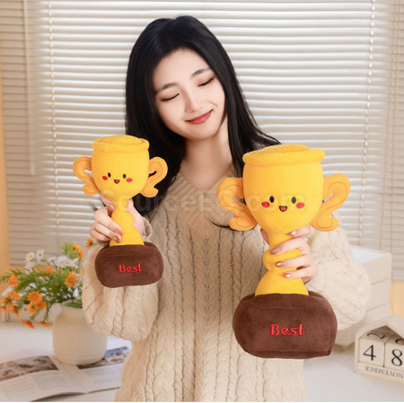 禮品訂造獎座毛絨公仔紀念品