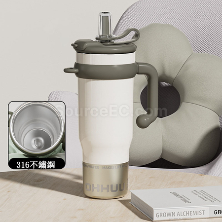 禮品訂造大容量不鏽鋼吸管保溫杯紀念品