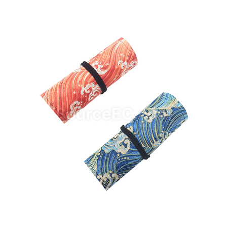 禮品訂造筆簾捲筆袋/化妝刷收納袋紀念品
