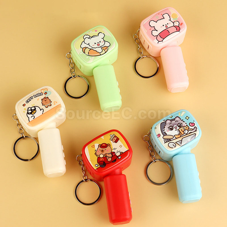禮品訂造話筒錄音機鑰匙扣紀念品