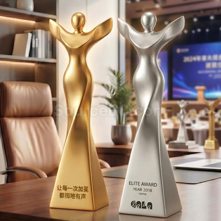 禮品訂造創意樹脂獎座紀念品