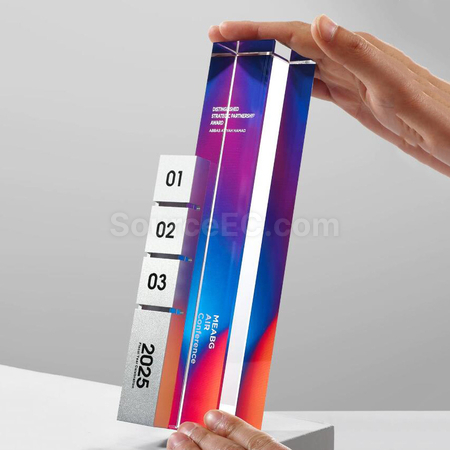 禮品訂造水晶獎座紀念品