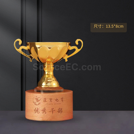 禮品訂造木製金屬獎座紀念品