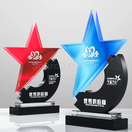 禮品訂造水晶獎座紀念品