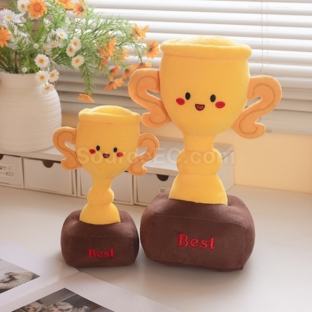 禮品訂造趣味毛絨獎盃紀念品