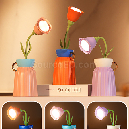 禮品訂造花朵檯燈擺件紀念品