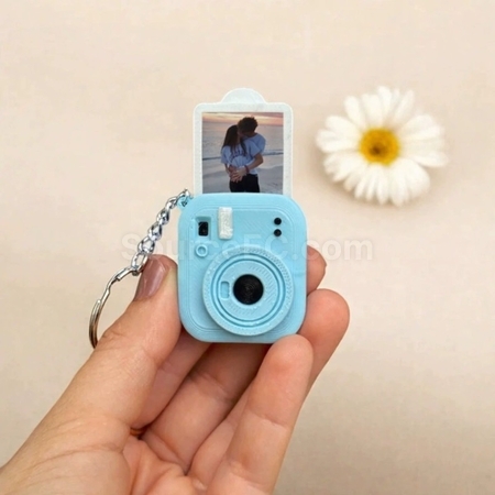 禮品訂造3D打印拍立得鑰匙扣可放小照片紀念品