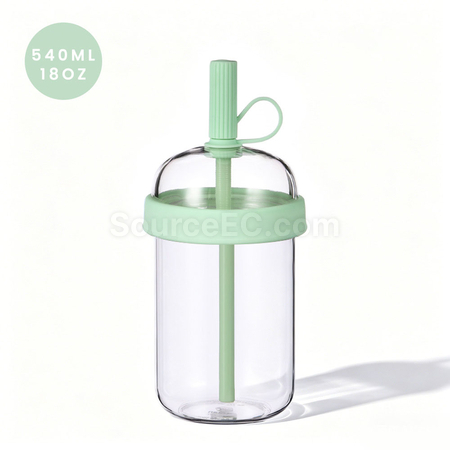 禮品訂造Tritan吸管杯奶茶杯紀念品