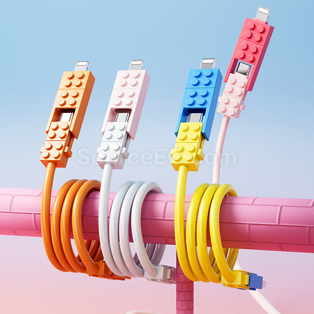 禮品訂造積木四合一充電線紀念品