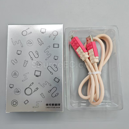 禮品訂造積木四合一充電線紀念品