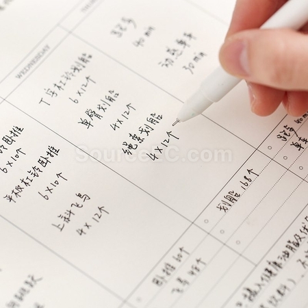 禮品訂造月計劃工作週日程可撕記事本紀念品