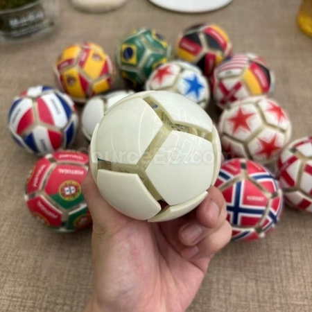 禮品訂造足球減壓球形按鍵鑰匙扣紀念品