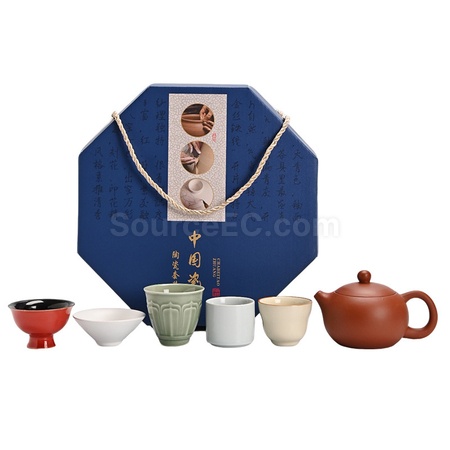 八角盒茶具套裝