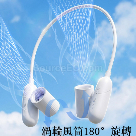禮品訂造可調節出風口便攜掛頸風扇紀念品